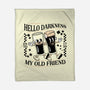 Hello Darkness-None-Fleece-Blanket-rocketman_art