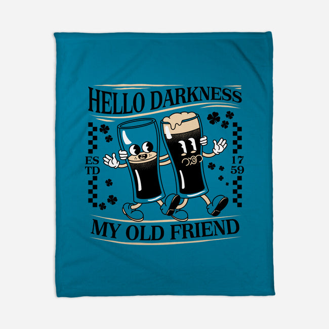 Hello Darkness-None-Fleece-Blanket-rocketman_art