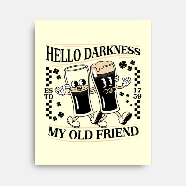 Hello Darkness-None-Stretched-Canvas-rocketman_art