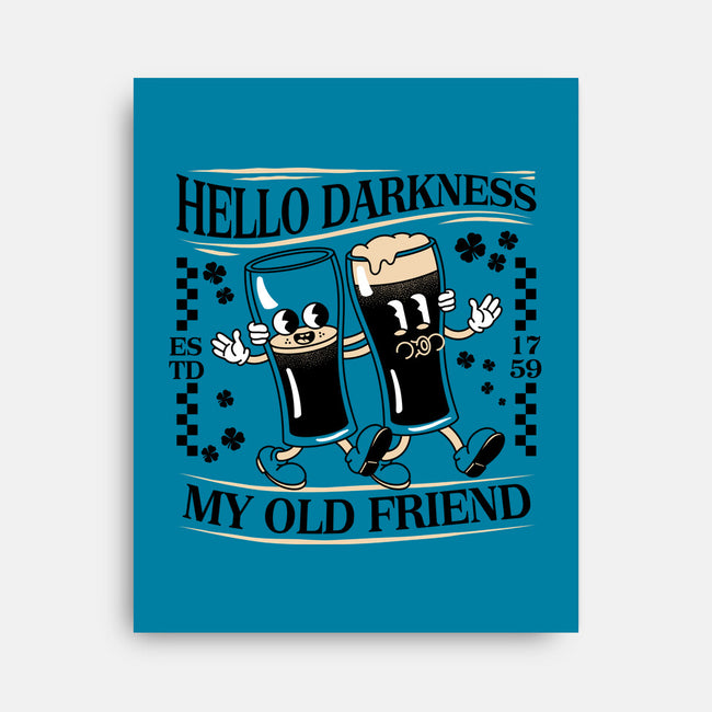 Hello Darkness-None-Stretched-Canvas-rocketman_art