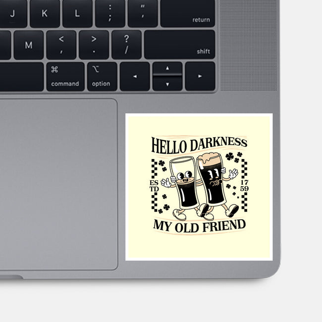 Hello Darkness-None-Glossy-Sticker-rocketman_art