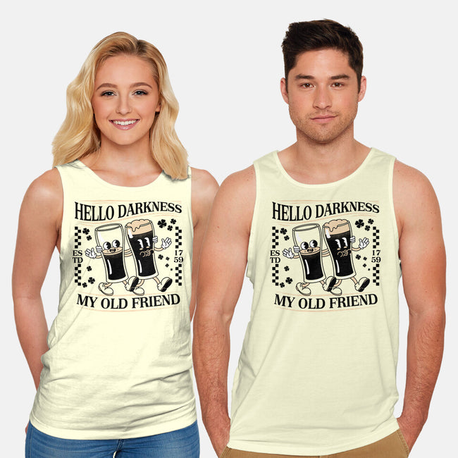 Hello Darkness-Unisex-Basic-Tank-rocketman_art