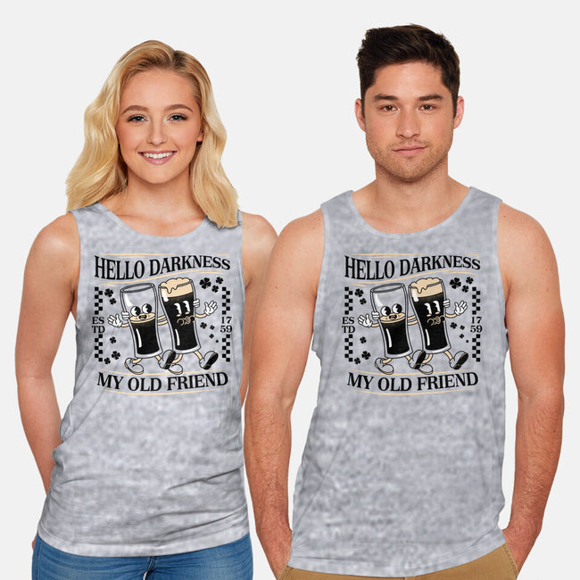 Hello Darkness-Unisex-Basic-Tank-rocketman_art