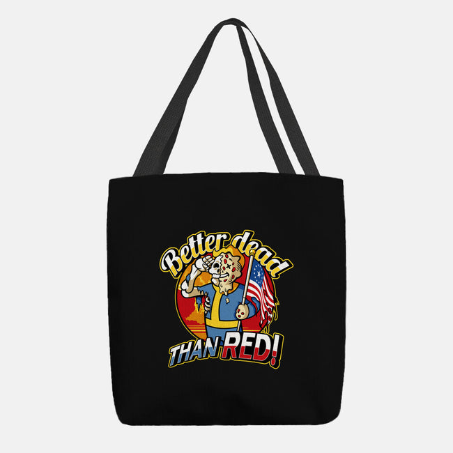 Better Dead Than Red-None-Basic Tote-Bag-demonigote