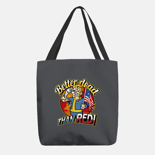 Better Dead Than Red-None-Basic Tote-Bag-demonigote