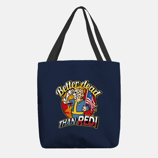 Better Dead Than Red-None-Basic Tote-Bag-demonigote
