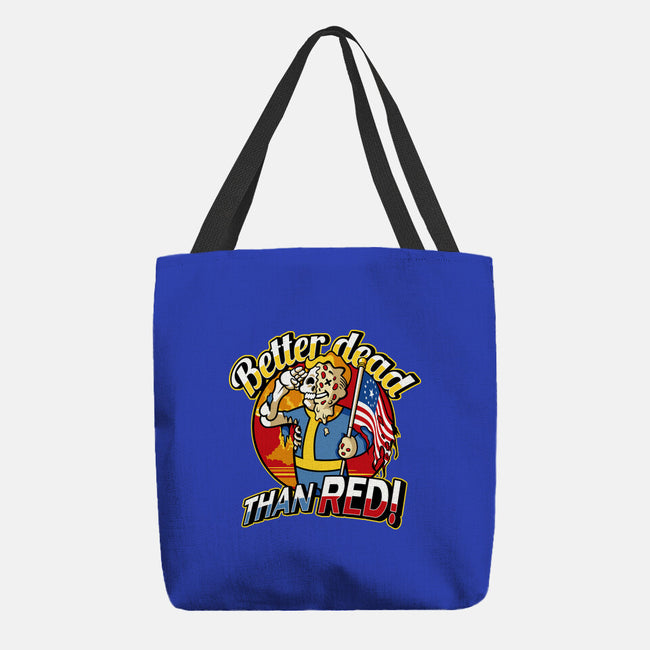 Better Dead Than Red-None-Basic Tote-Bag-demonigote