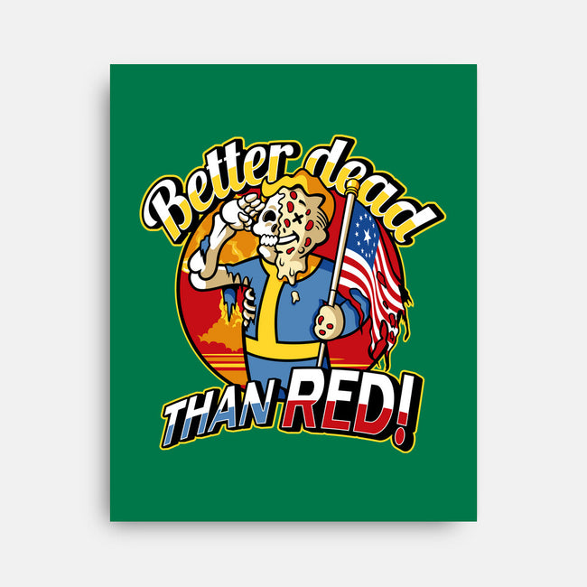 Better Dead Than Red-None-Stretched-Canvas-demonigote