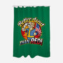 Better Dead Than Red-None-Polyester-Shower Curtain-demonigote