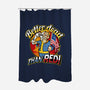 Better Dead Than Red-None-Polyester-Shower Curtain-demonigote
