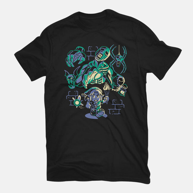 Well Of Despair-Womens-Fitted-Tee-Henrique Torres