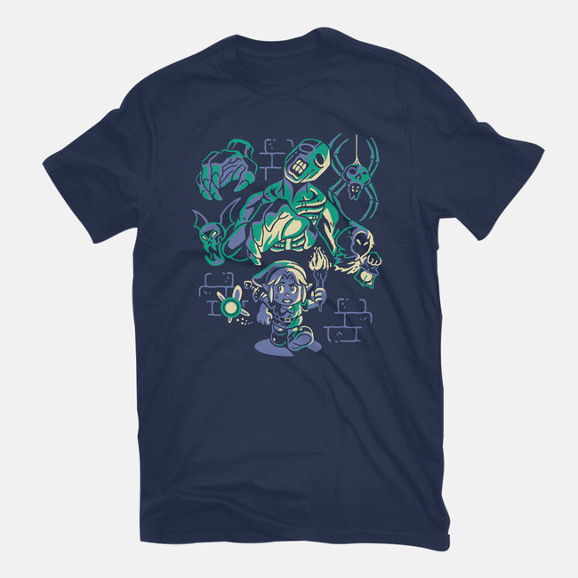 Well Of Despair-Womens-Fitted-Tee-Henrique Torres