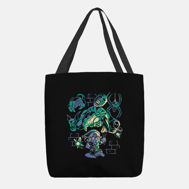 Well Of Despair-None-Basic Tote-Bag-Henrique Torres