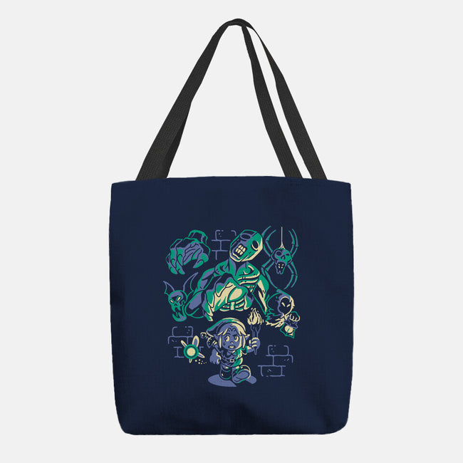 Well Of Despair-None-Basic Tote-Bag-Henrique Torres