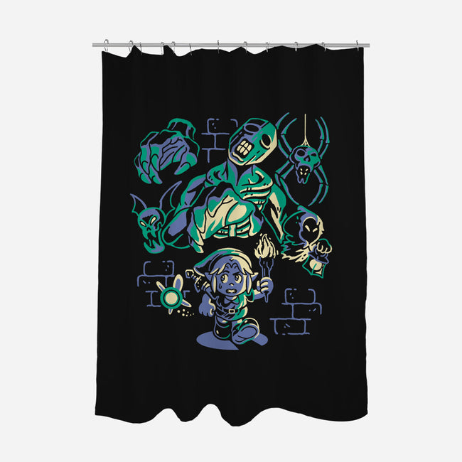 Well Of Despair-None-Polyester-Shower Curtain-Henrique Torres