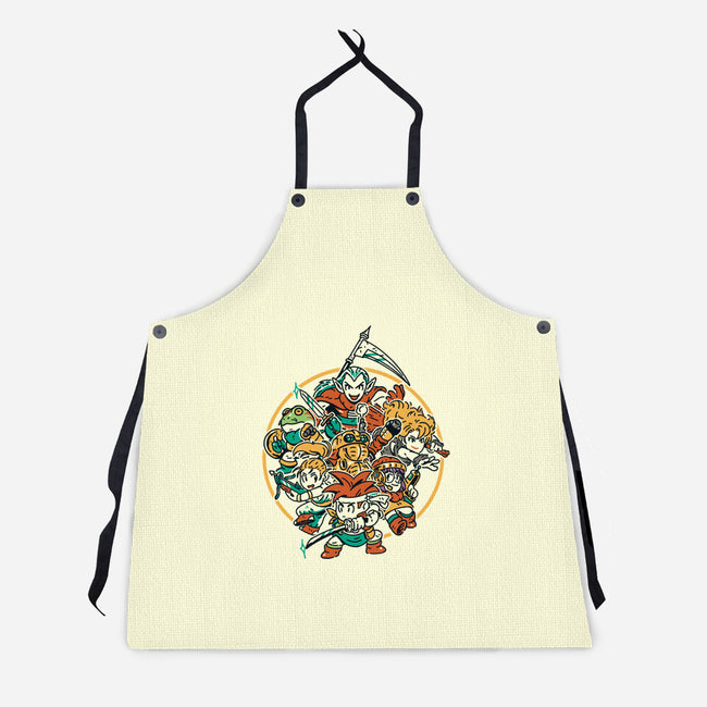 Time Adventure-Unisex-Kitchen-Apron-Henrique Torres