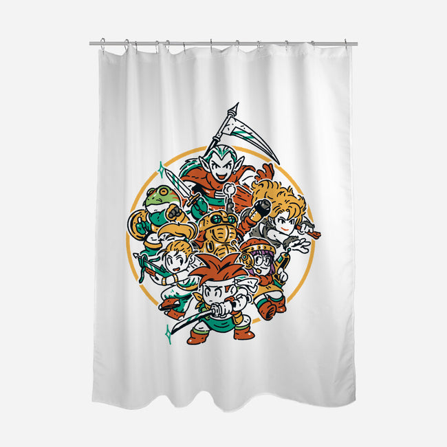 Time Adventure-None-Polyester-Shower Curtain-Henrique Torres