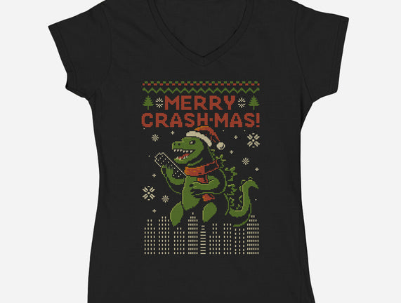 Christmas Godzilla