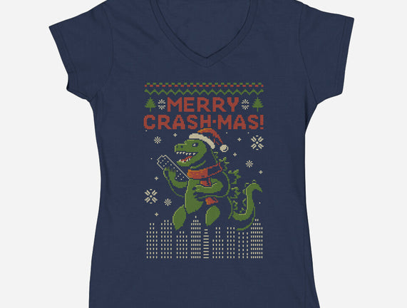 Christmas Godzilla