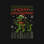 Christmas Godzilla-Youth-Crew Neck-Sweatshirt-erion_designs