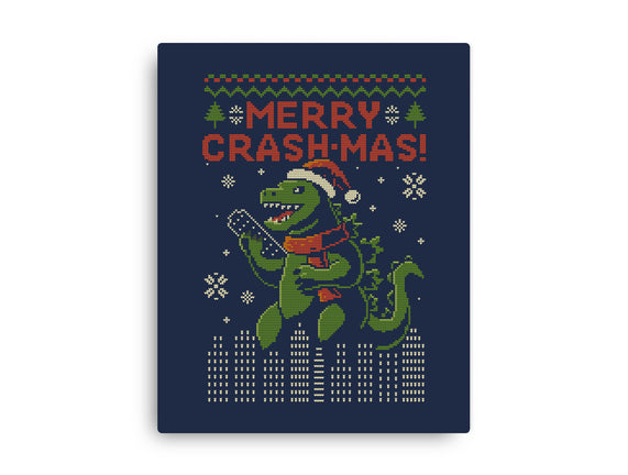 Christmas Godzilla