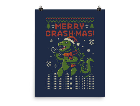 Christmas Godzilla