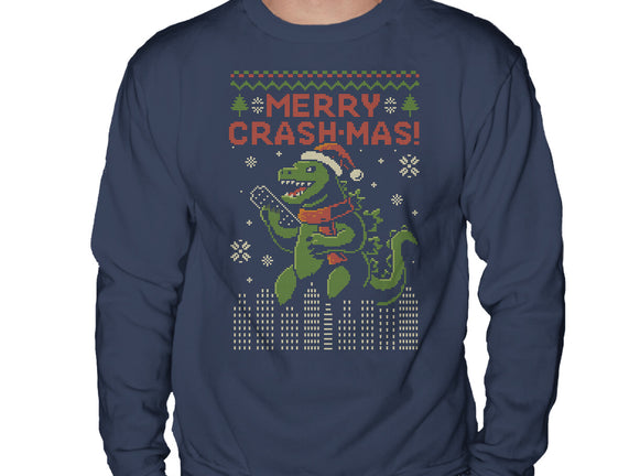Christmas Godzilla