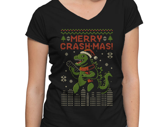 Christmas Godzilla