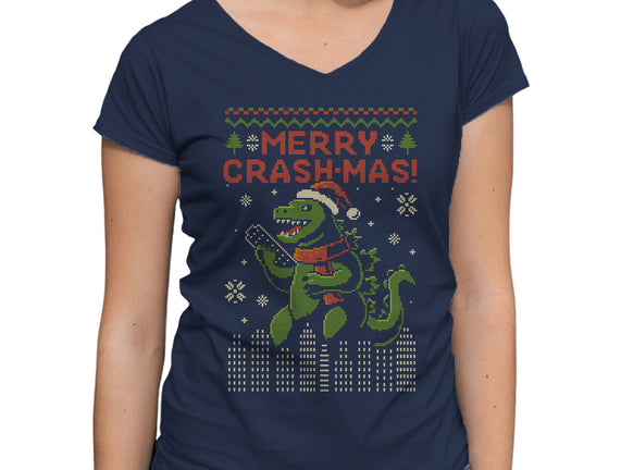 Christmas Godzilla