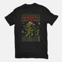 Christmas Godzilla-Mens-Basic-Tee-erion_designs