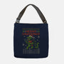 Christmas Godzilla-None-Adjustable Tote-Bag-erion_designs