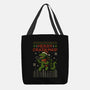 Christmas Godzilla-None-Basic Tote-Bag-erion_designs