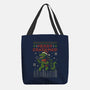 Christmas Godzilla-None-Basic Tote-Bag-erion_designs