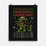 Christmas Godzilla-None-Matte-Poster-erion_designs