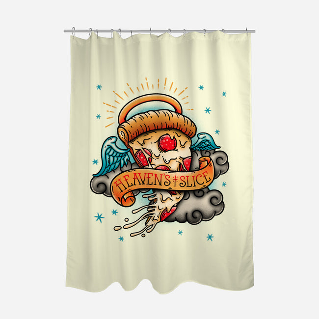 Heaven's Slice-None-Polyester-Shower Curtain-Getsousa!