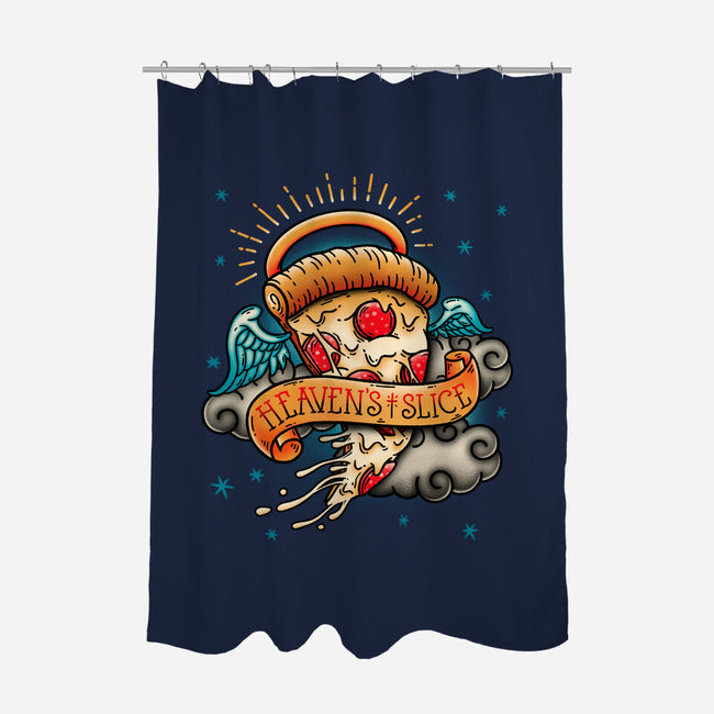 Heaven's Slice-None-Polyester-Shower Curtain-Getsousa!