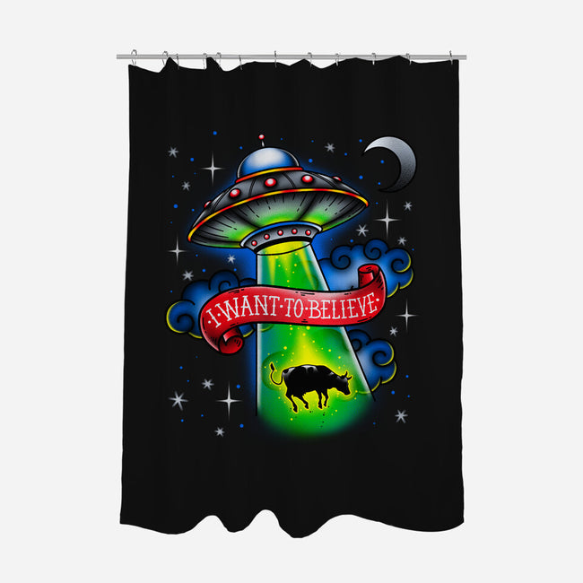 Believe-None-Polyester-Shower Curtain-Getsousa!