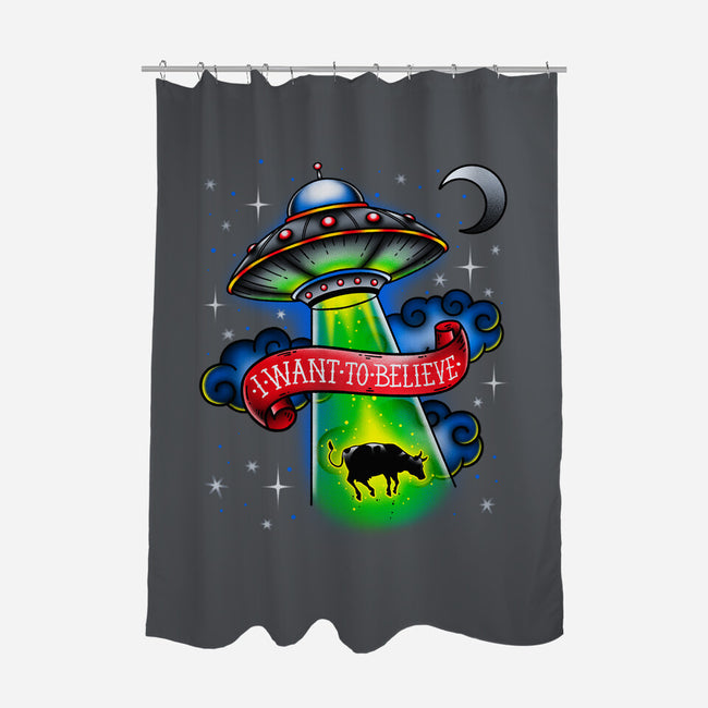 Believe-None-Polyester-Shower Curtain-Getsousa!