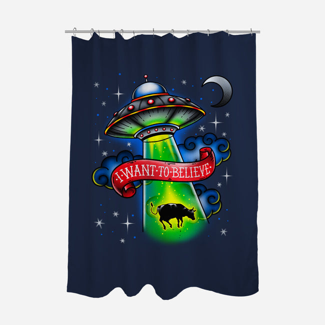 Believe-None-Polyester-Shower Curtain-Getsousa!