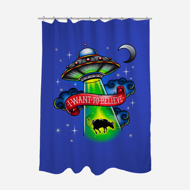 Believe-None-Polyester-Shower Curtain-Getsousa!