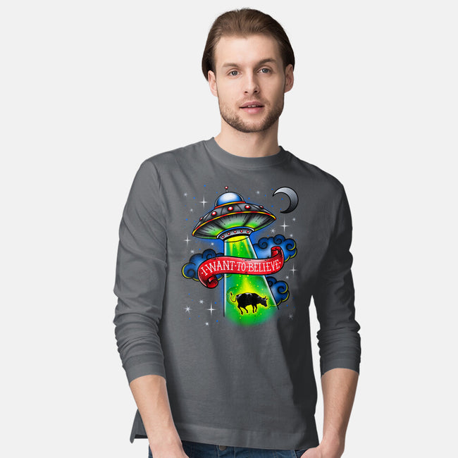 Believe-Mens-Long Sleeved-Tee-Getsousa!