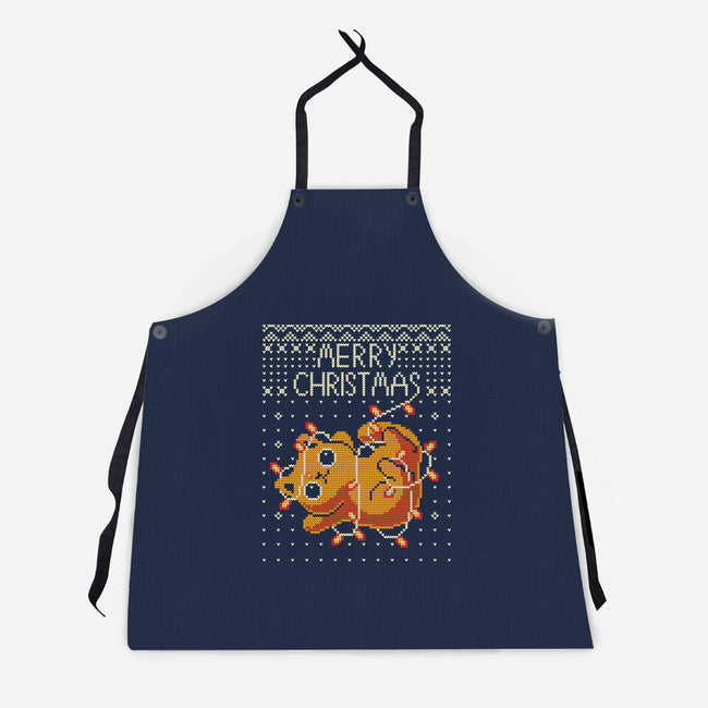 Christmas Kitty Cat-Unisex-Kitchen-Apron-erion_designs