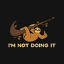 I'm Not Doing It-Womens-Fitted-Tee-worlddominationforcats