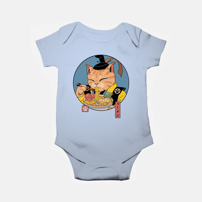 Shogun Ramen Cat-Baby-Basic-Onesie-vp021