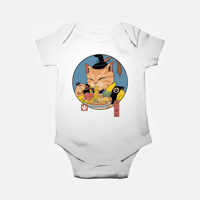 Shogun Ramen Cat-Baby-Basic-Onesie-vp021