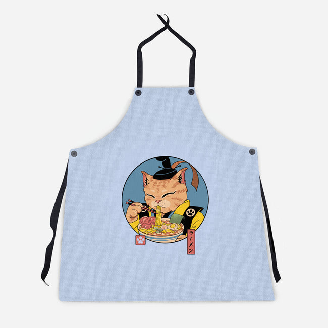 Shogun Ramen Cat-Unisex-Kitchen-Apron-vp021