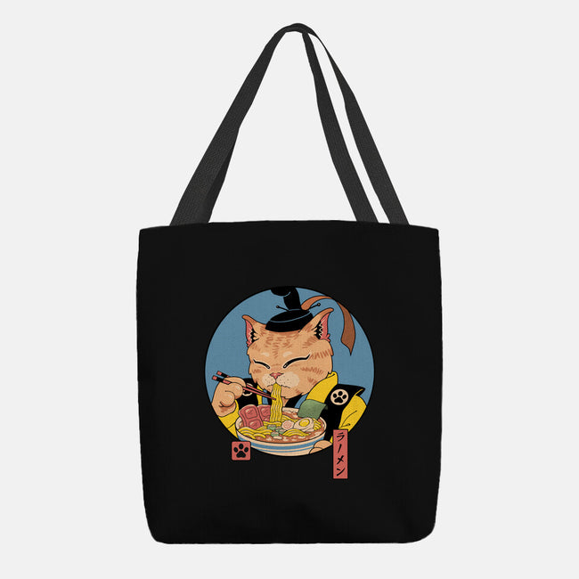 Shogun Ramen Cat-None-Basic Tote-Bag-vp021