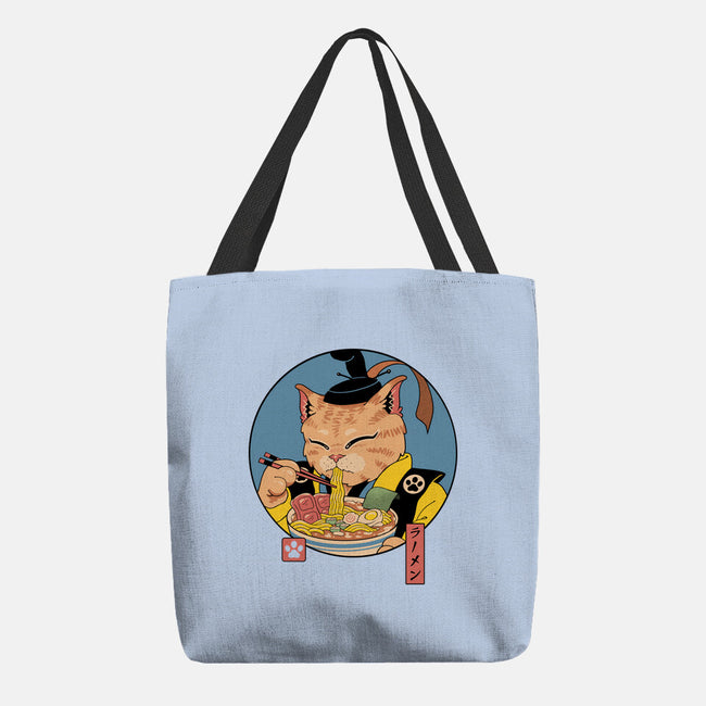Shogun Ramen Cat-None-Basic Tote-Bag-vp021