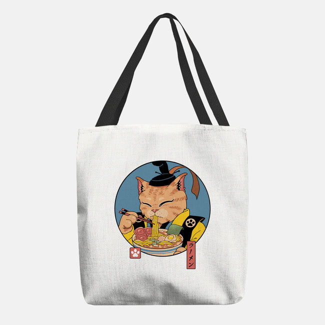 Shogun Ramen Cat-None-Basic Tote-Bag-vp021