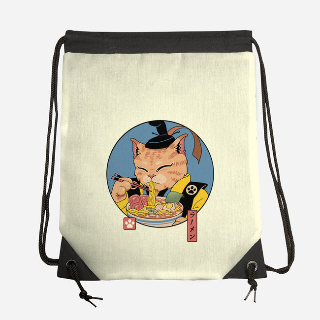 Shogun Ramen Cat-None-Drawstring-Bag-vp021